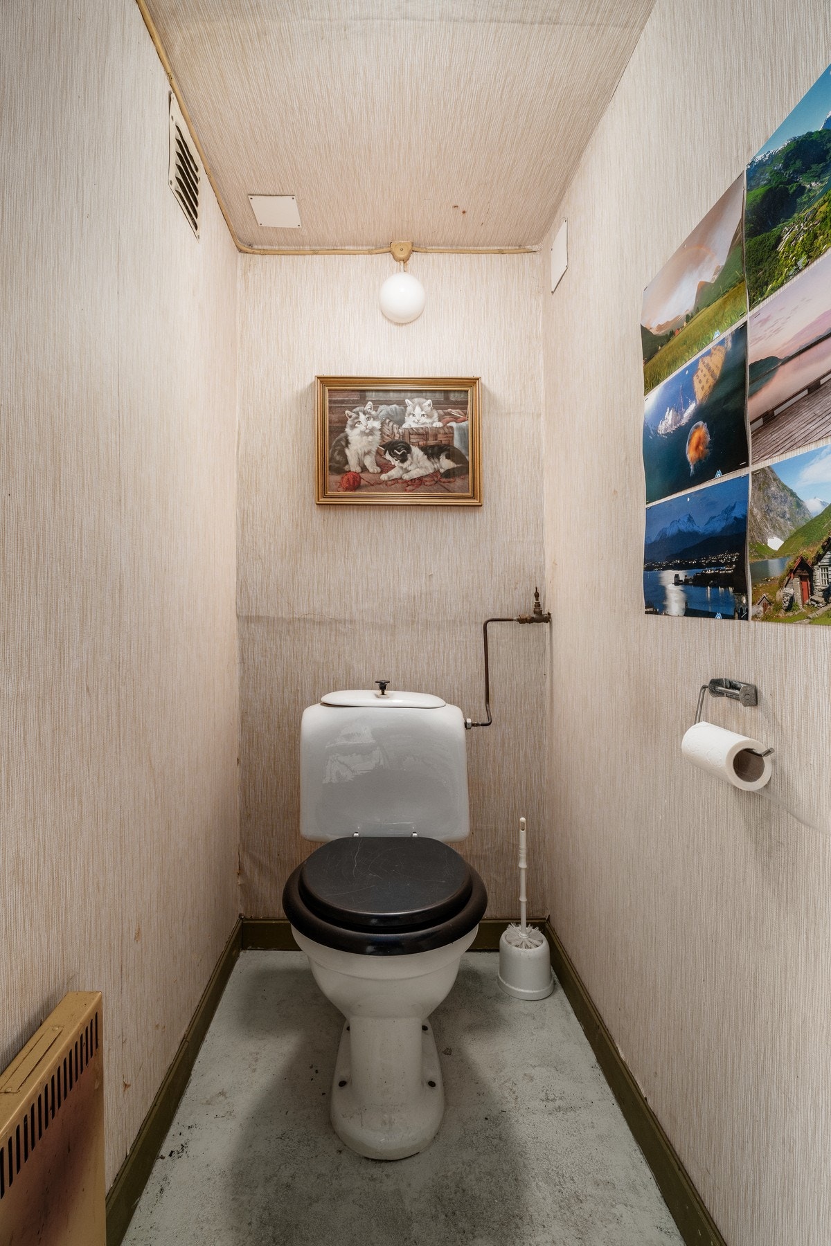 I den ene delen har man toalett, lagringsrom og snekkerverksted. Galleribilde