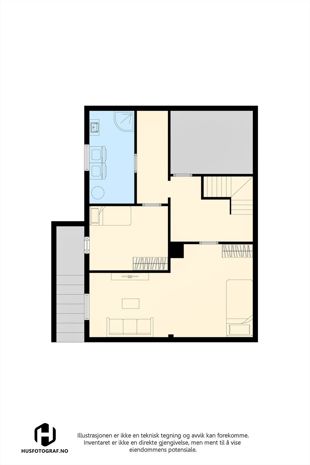 Velkommen til U. etasjen. Galleribilde