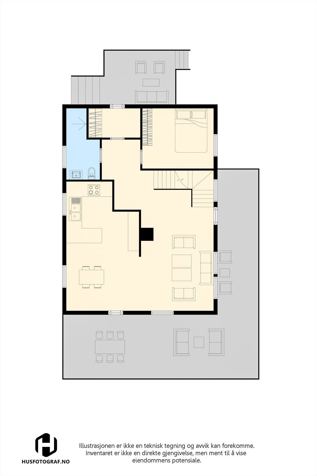 Velkommen inn i 1. etasje. Galleribilde