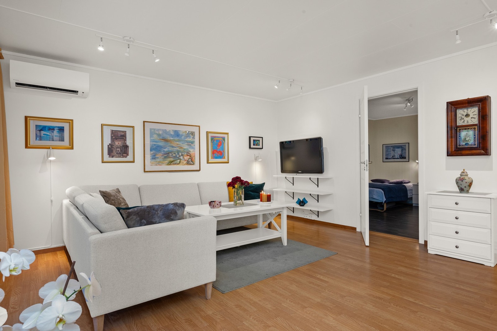 Det ble montert varmepumpe i 2023. Galleribilde