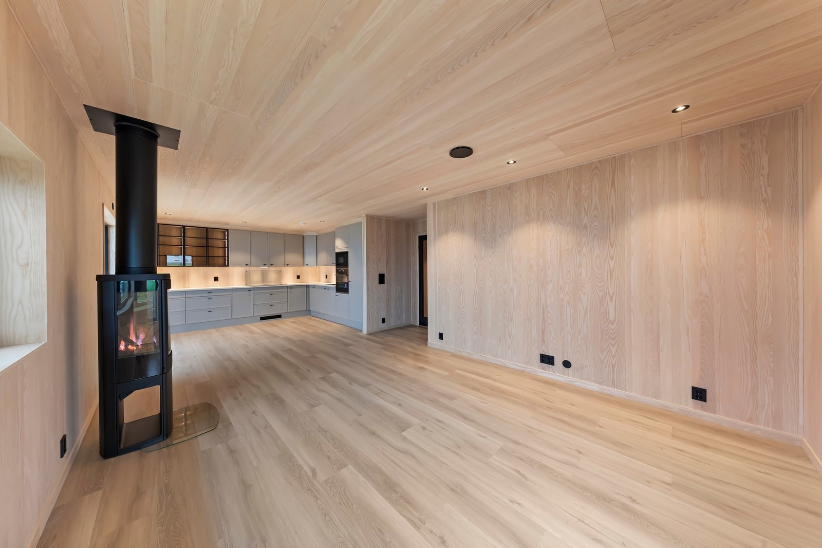 Oppvarming via vedovn Galleribilde