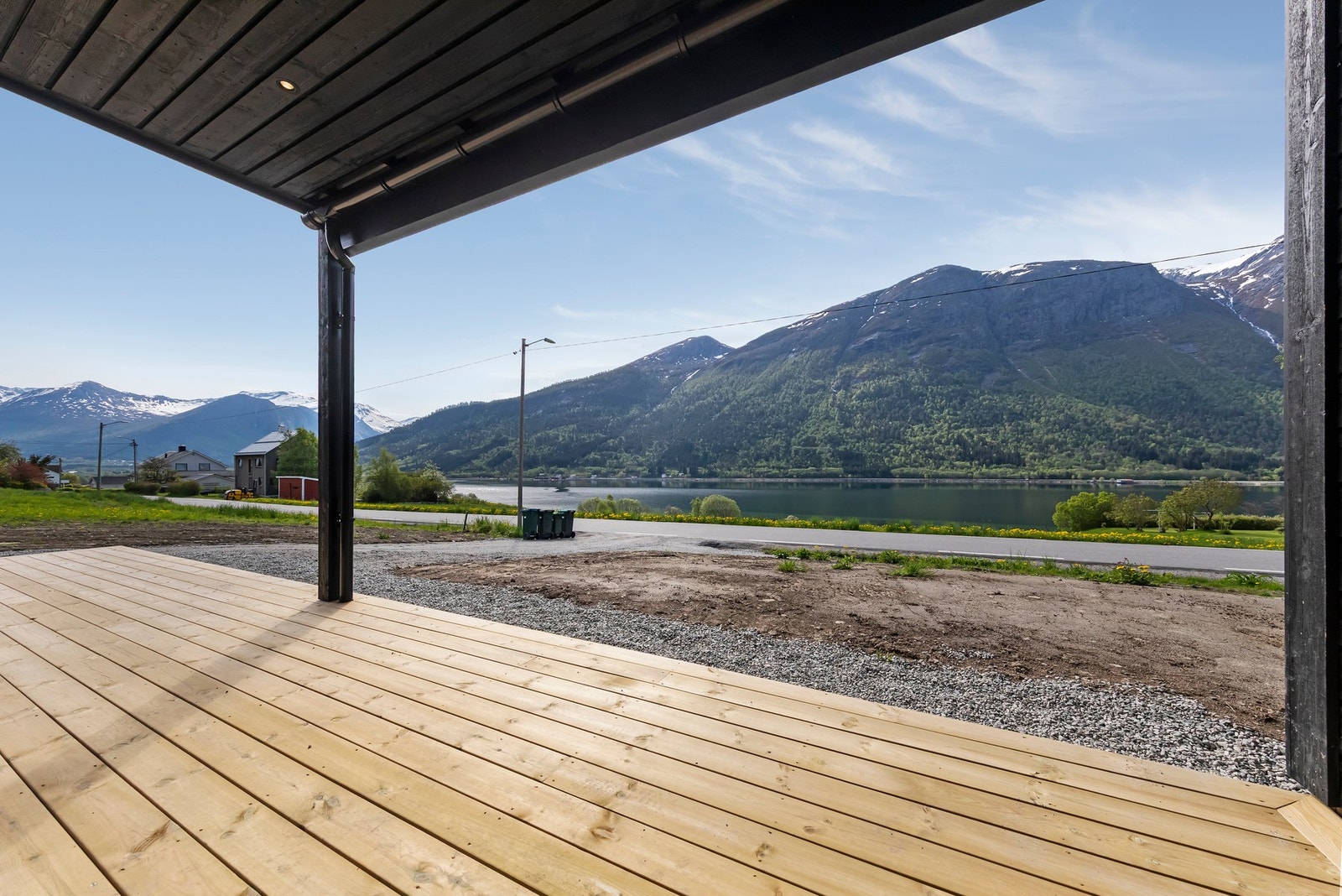 Terrassen er ca. 22 m2 Galleribilde