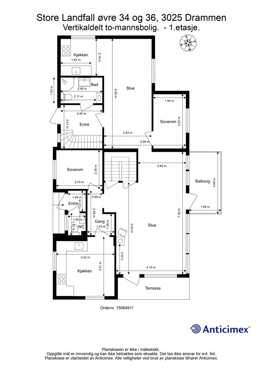 Plantegning Hovedetasje Galleribilde