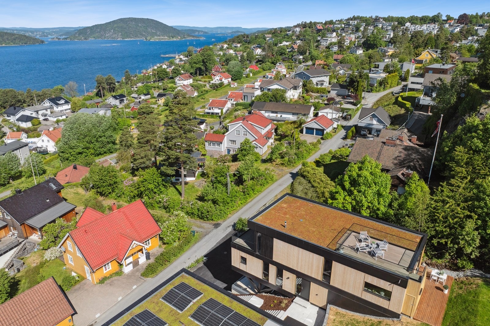 Vanvittig beliggenhet Galleribilde