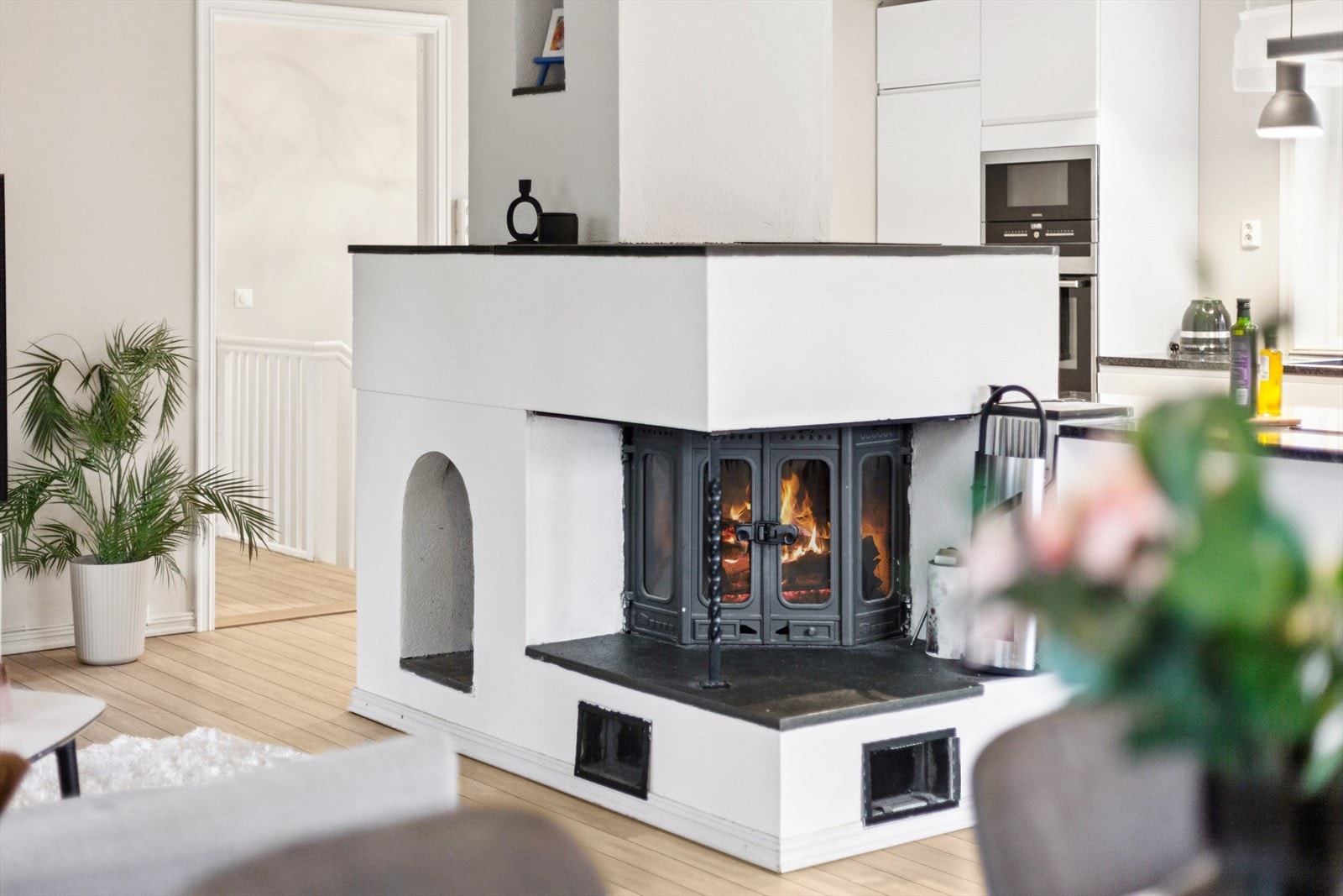 Peis som gir godt med varme og hygge på kalde vinterdager. Galleribilde