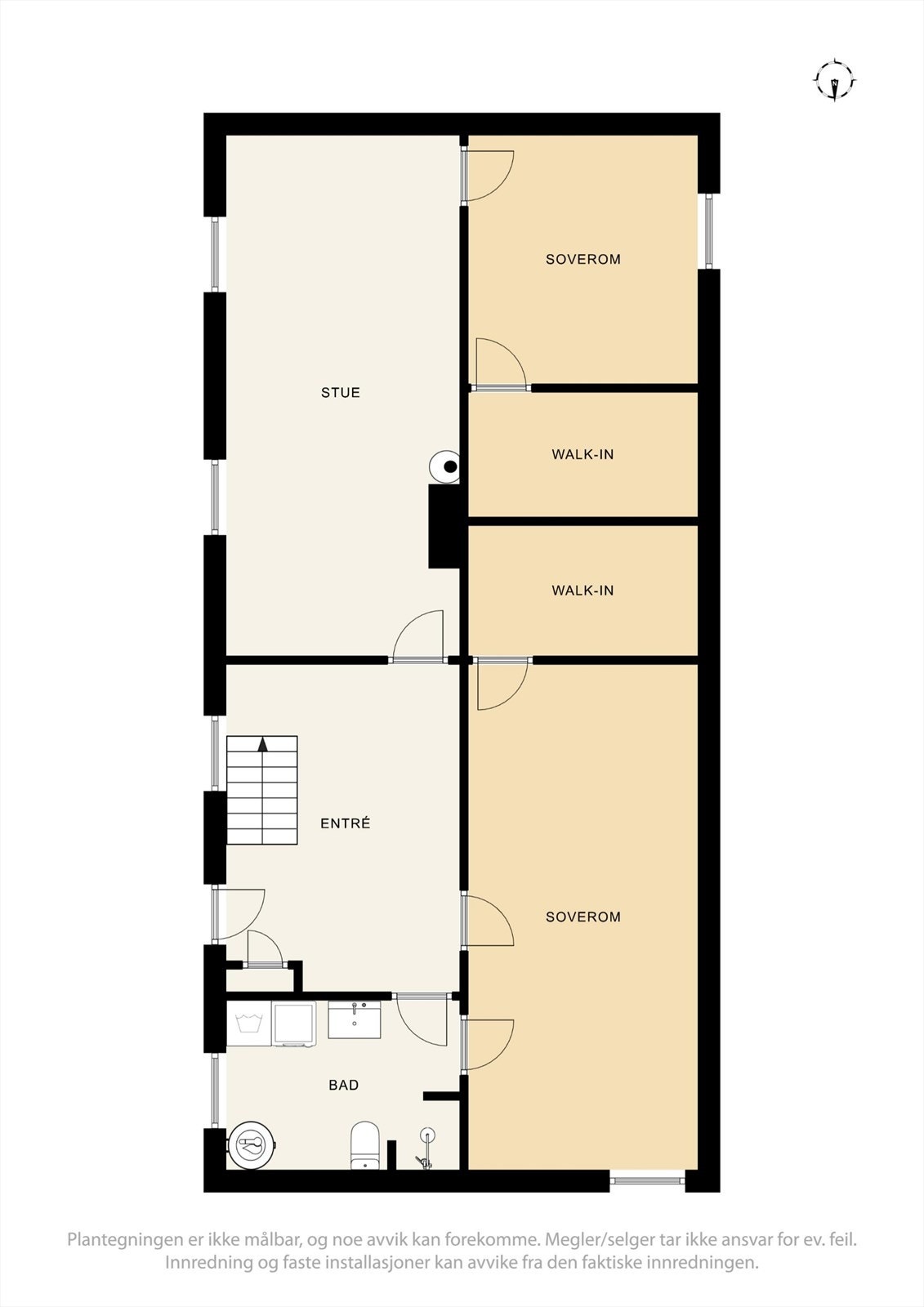 Plantegning underetasje. Galleribilde