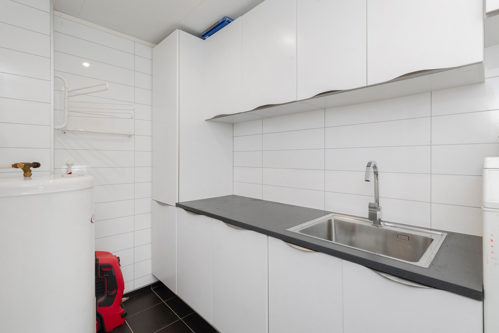 Vaskerommet ble pusset opp i 2016. Galleribilde