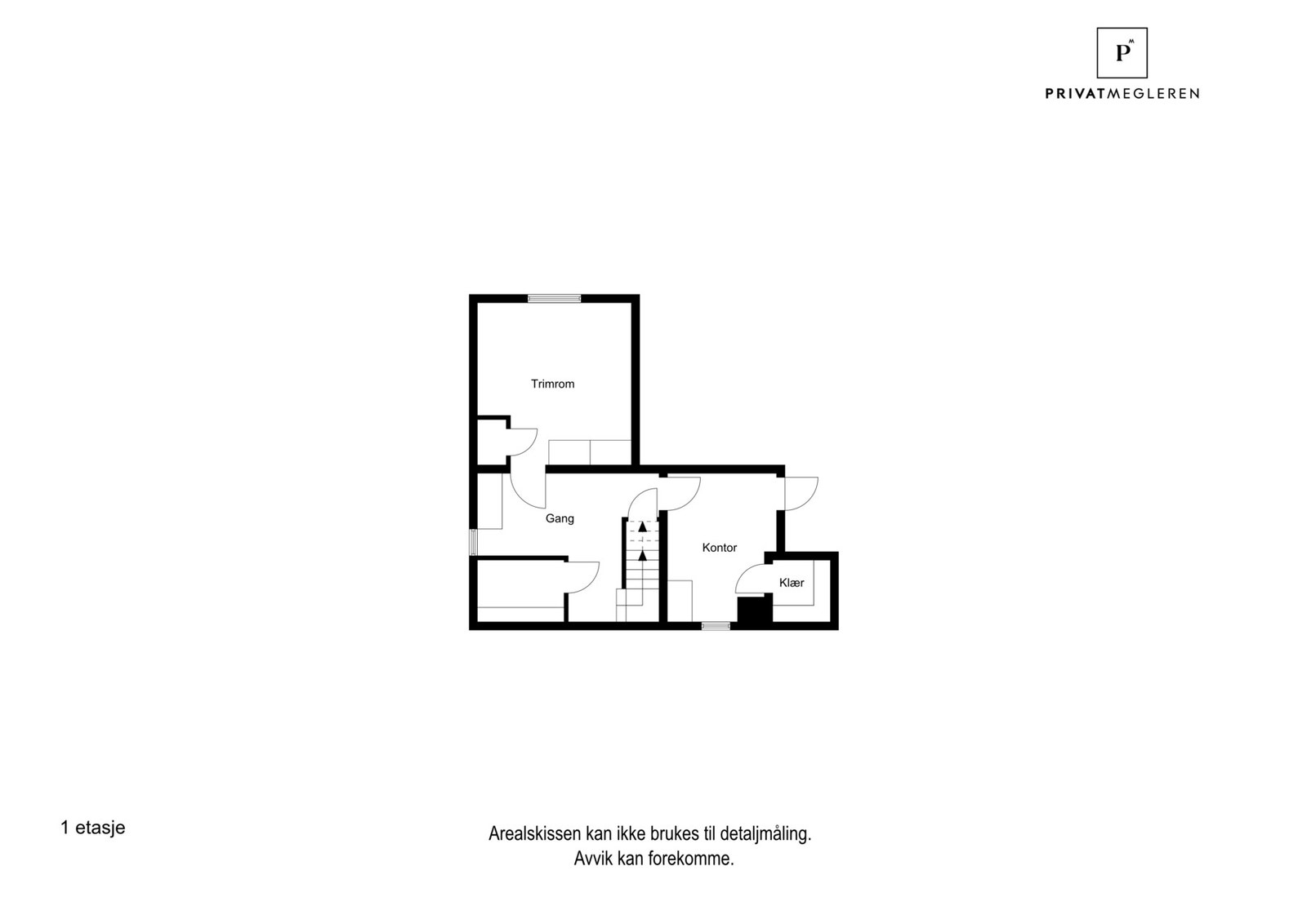 Plantegning utleiedel Galleribilde