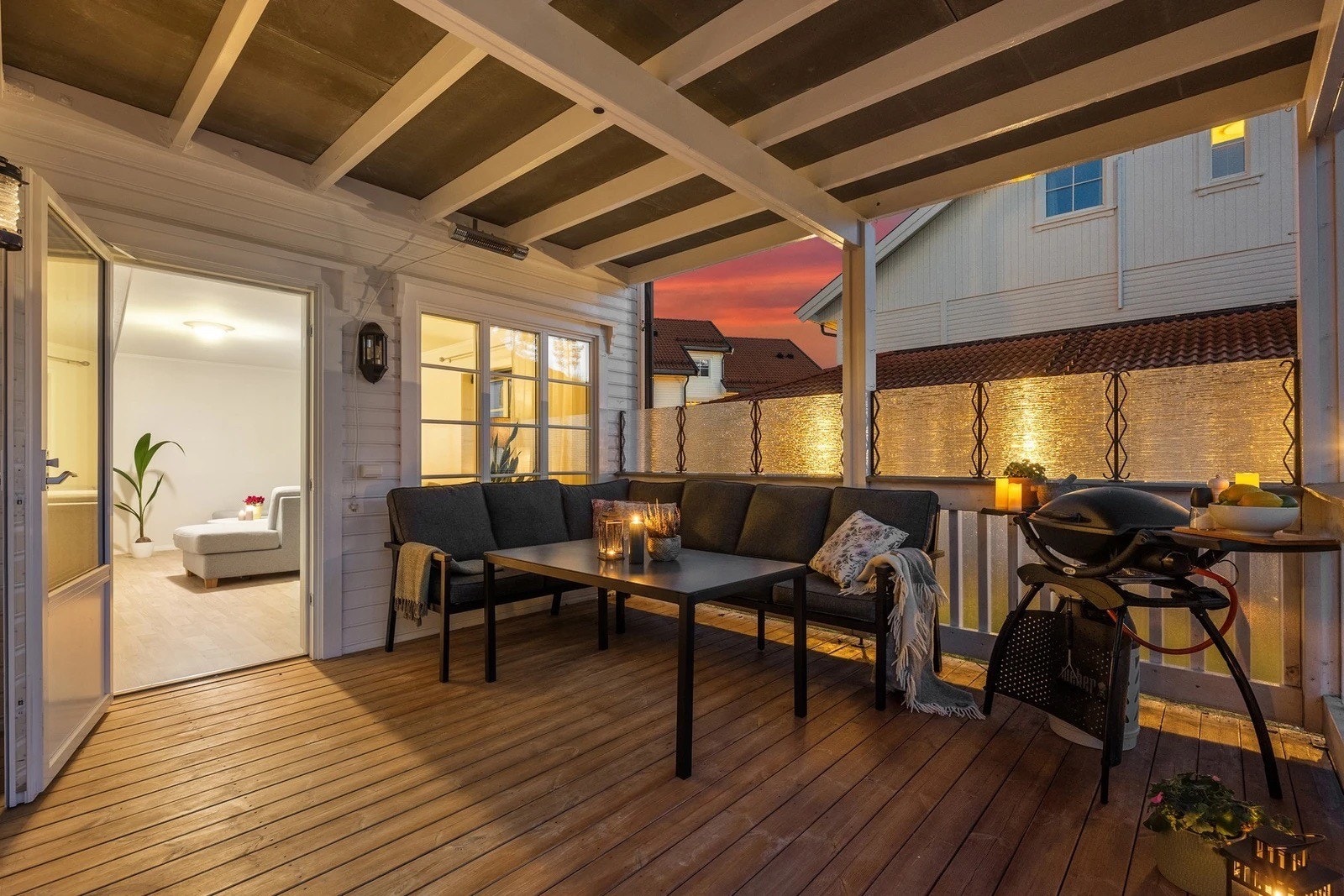 Overbygget terrasse Galleribilde