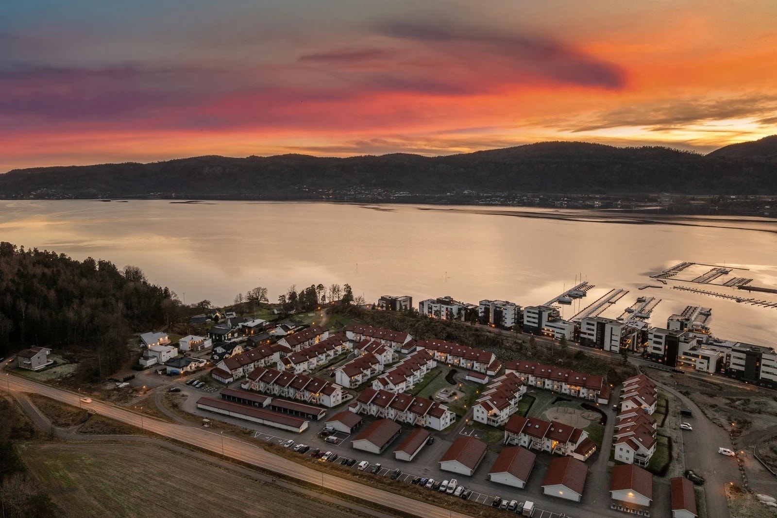 Oversiktsbilde mot vest Galleribilde