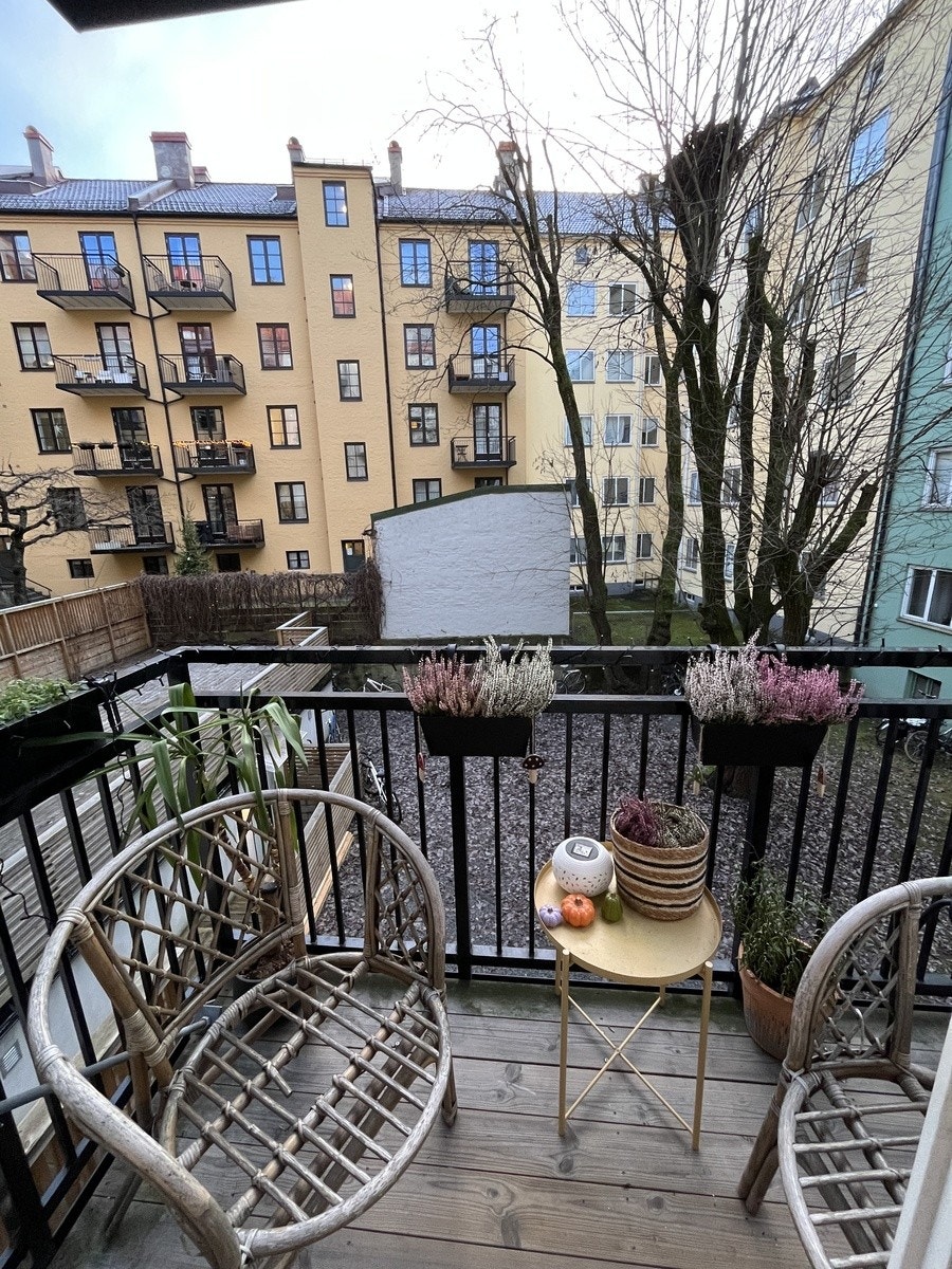 Koselig balkong Galleribilde