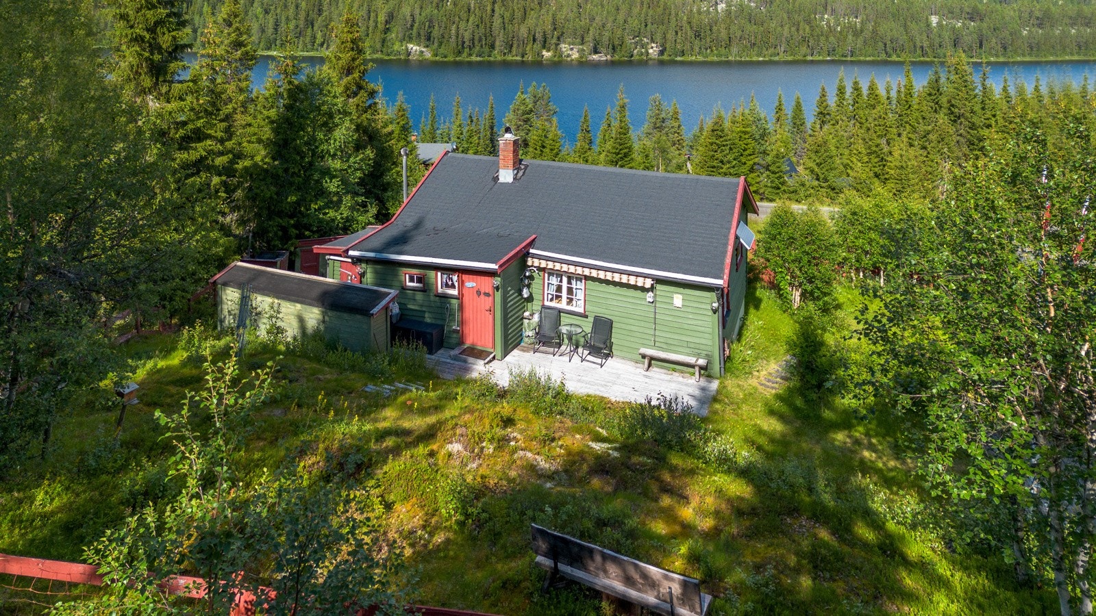 Området kan by på fint turterreng Galleribilde