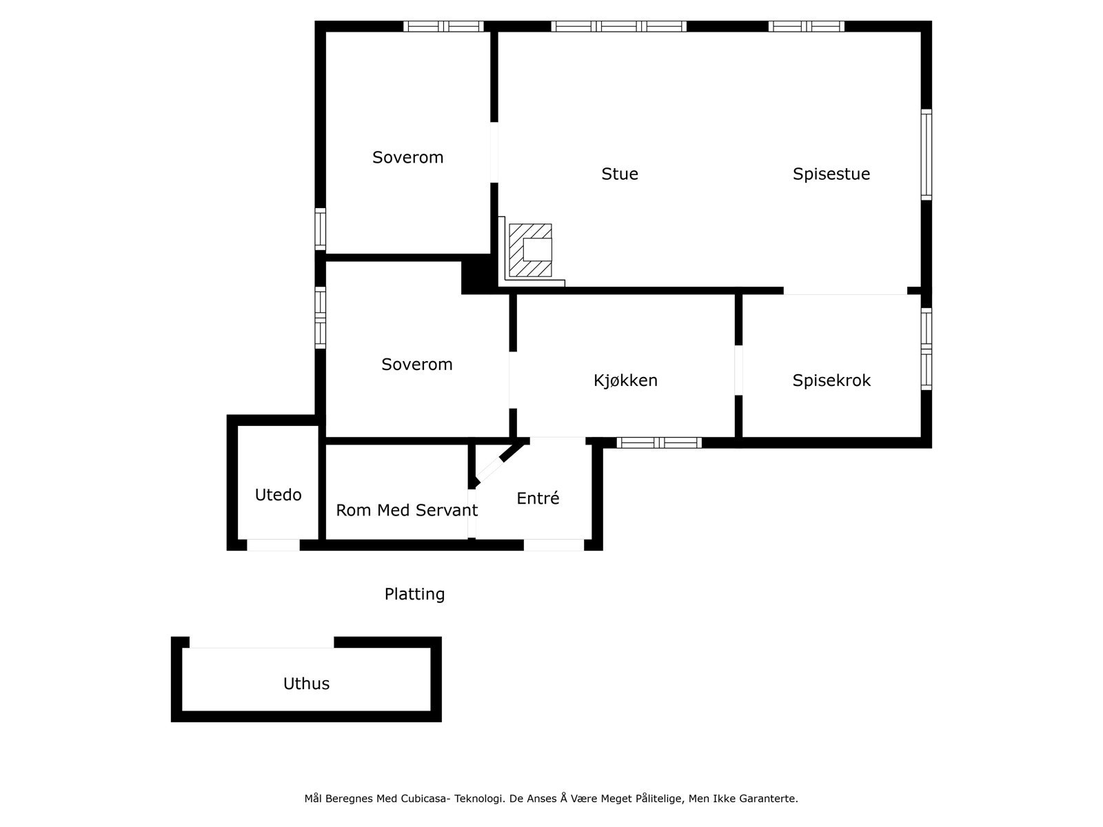 Plantegning Galleribilde
