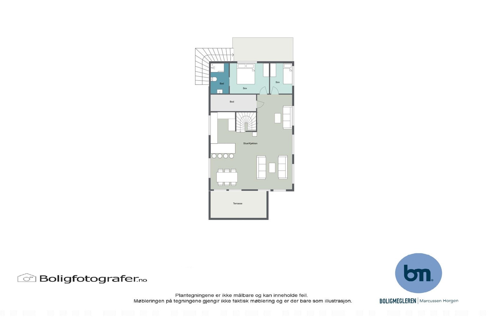 Planløsning 1.etg. Galleribilde