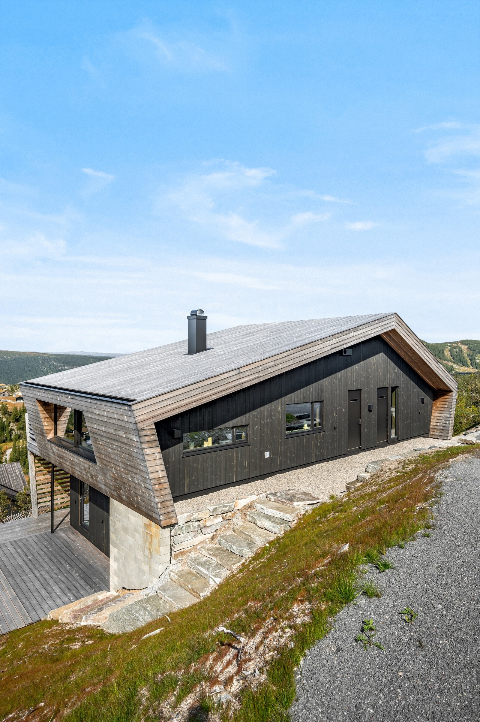 Baksiden av hytten Galleribilde