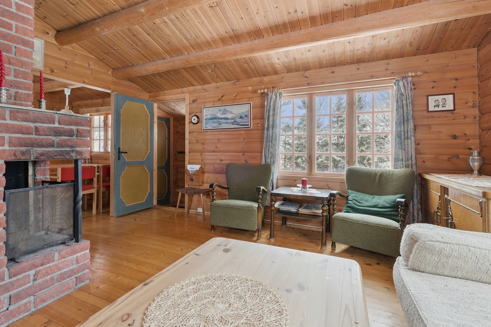 Stuen er på 17,3 kvm. Galleribilde