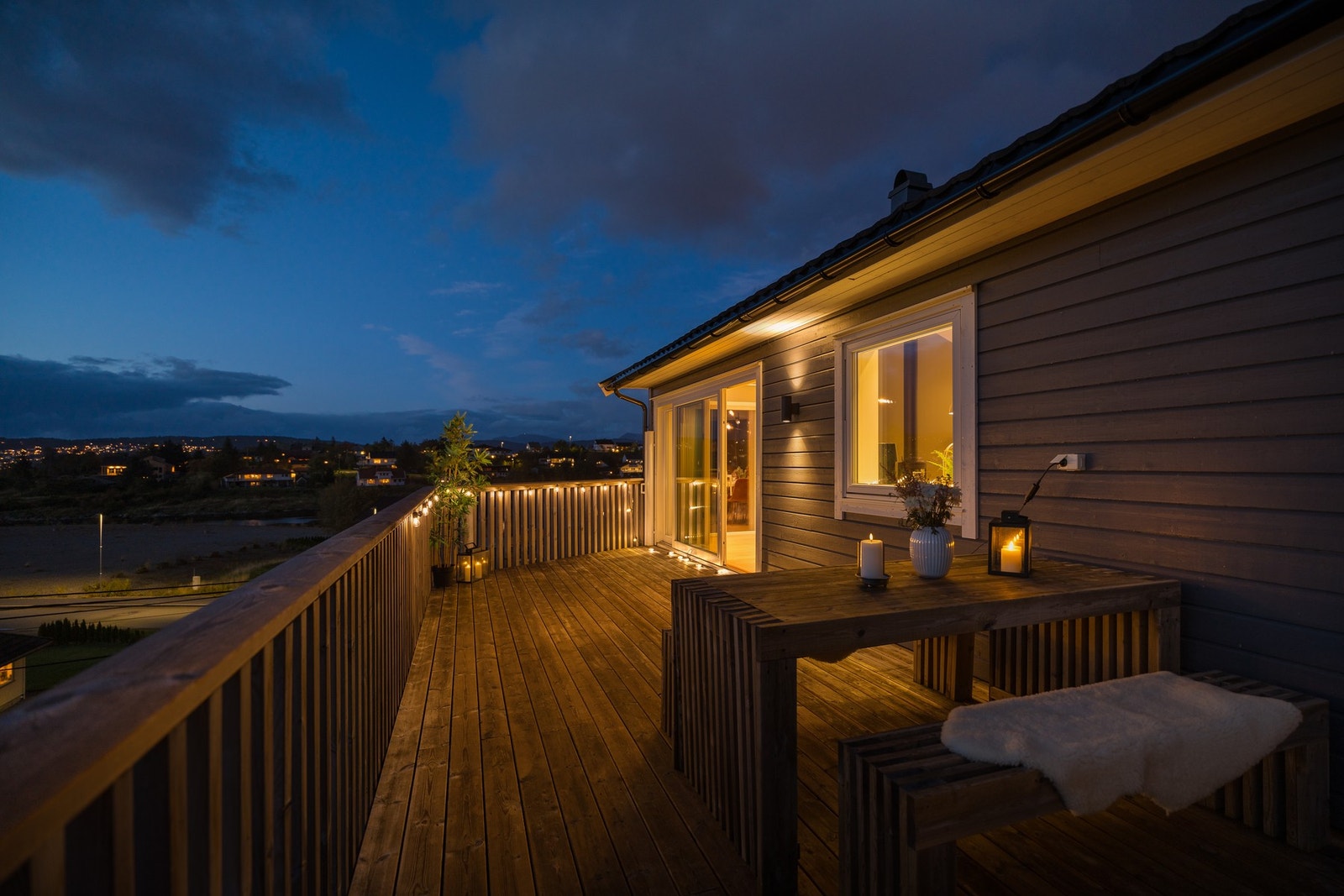 Her er det sol til langt på kveld Galleribilde