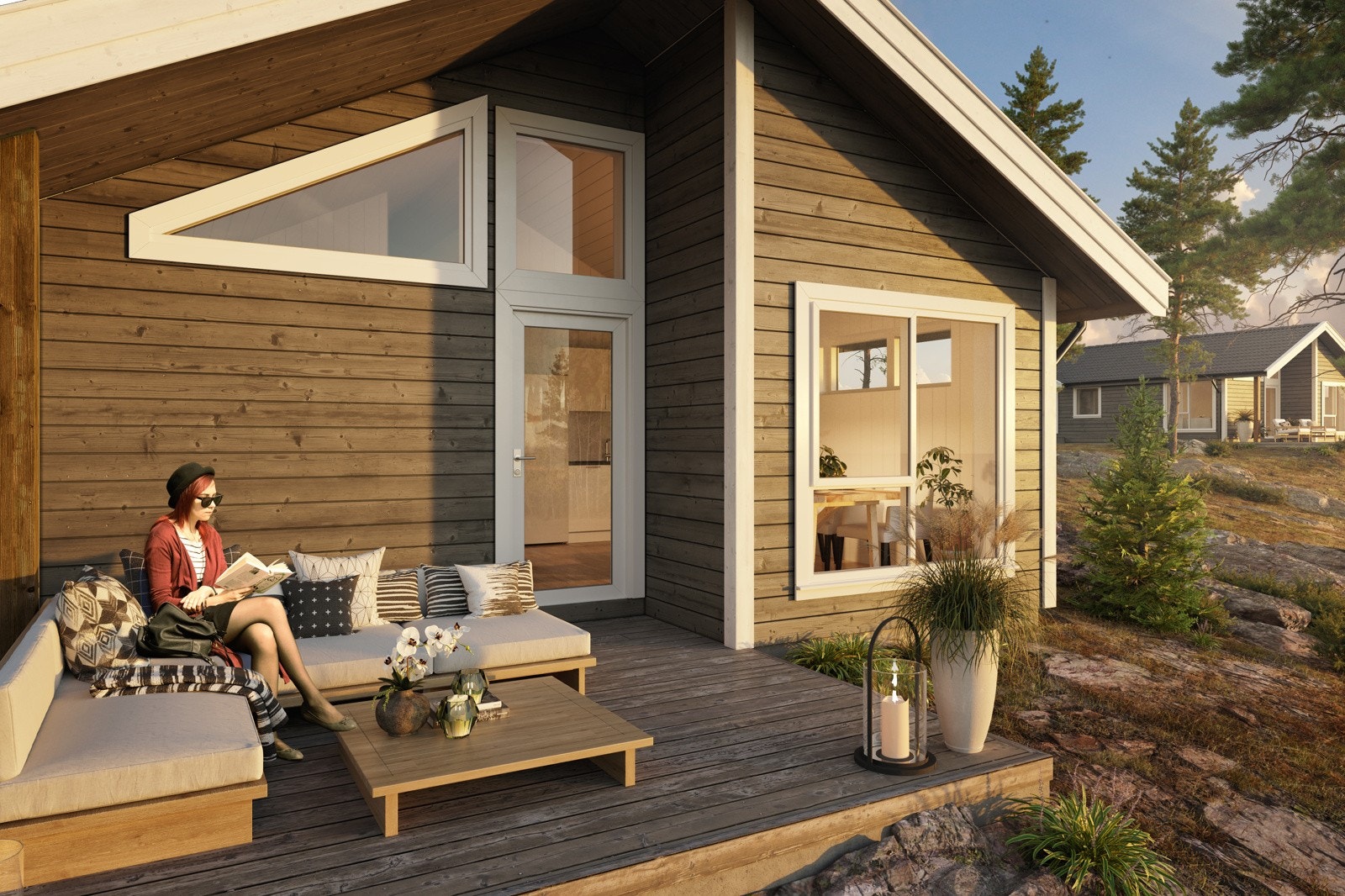 Solrik veranda Galleribilde