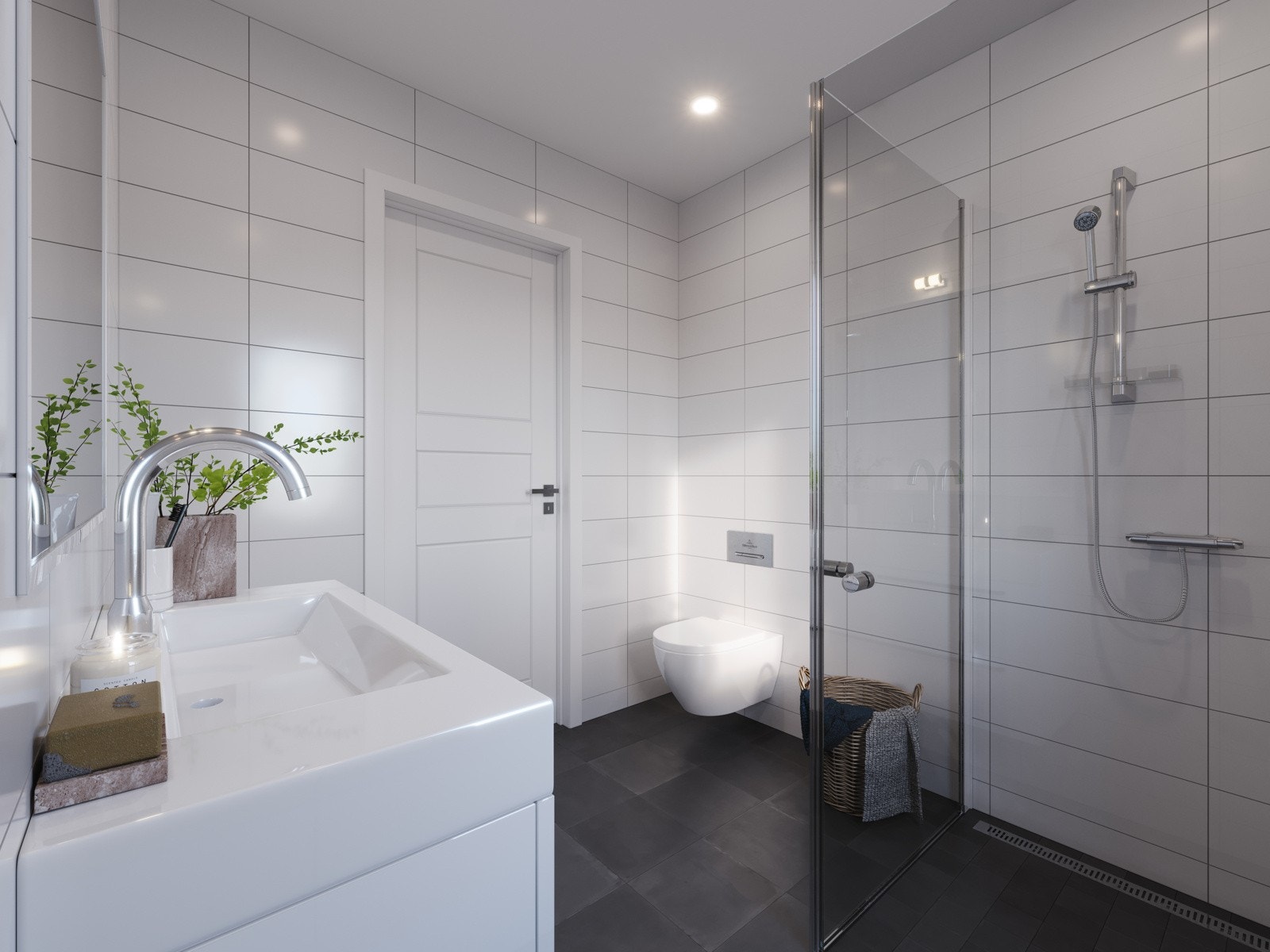 Flislagt bad Galleribilde