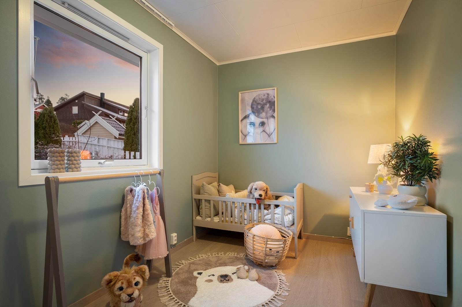 Det andre soverommet er på 7,1 kvm. Galleribilde