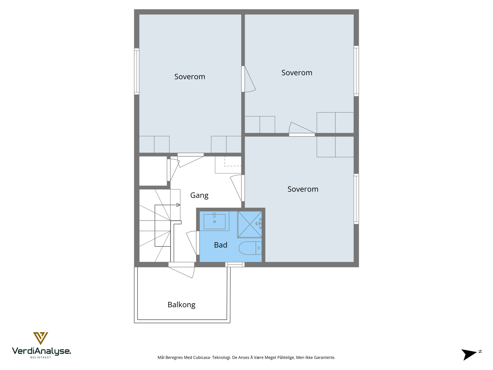 Plan loft Galleribilde