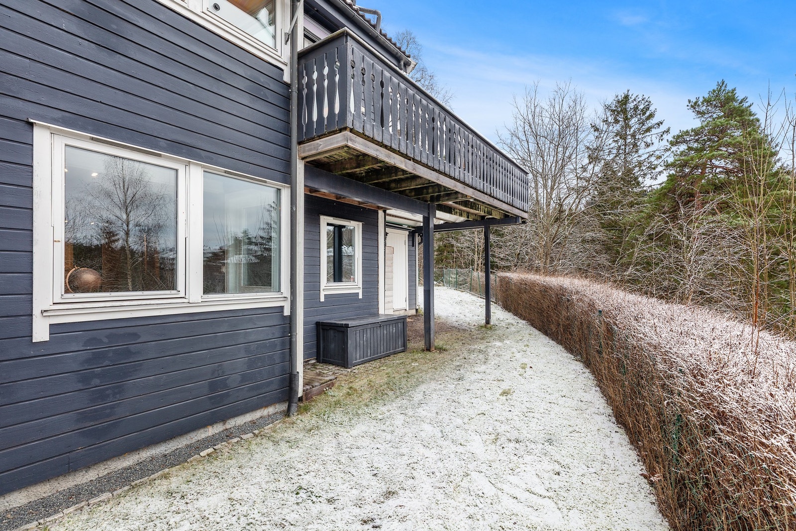 Huset byr på en unik og privat hageløsning! Galleribilde