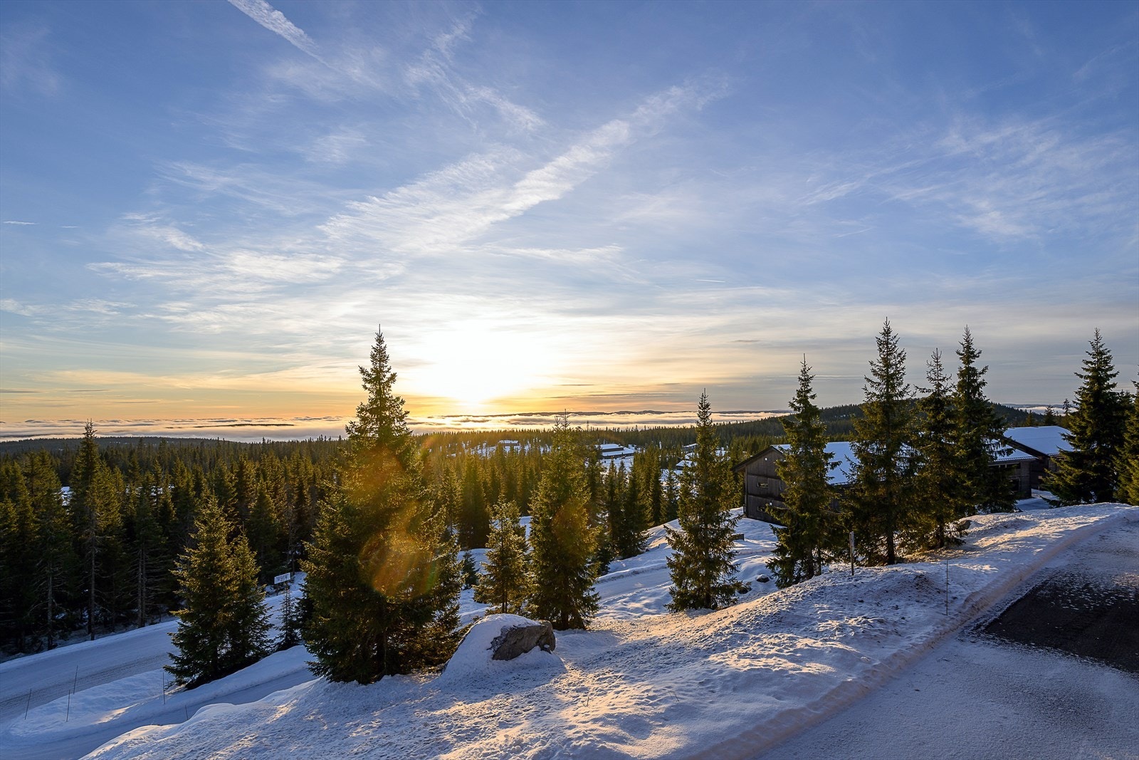 Denne utsikten, og solforholdene bør oppleves Galleribilde