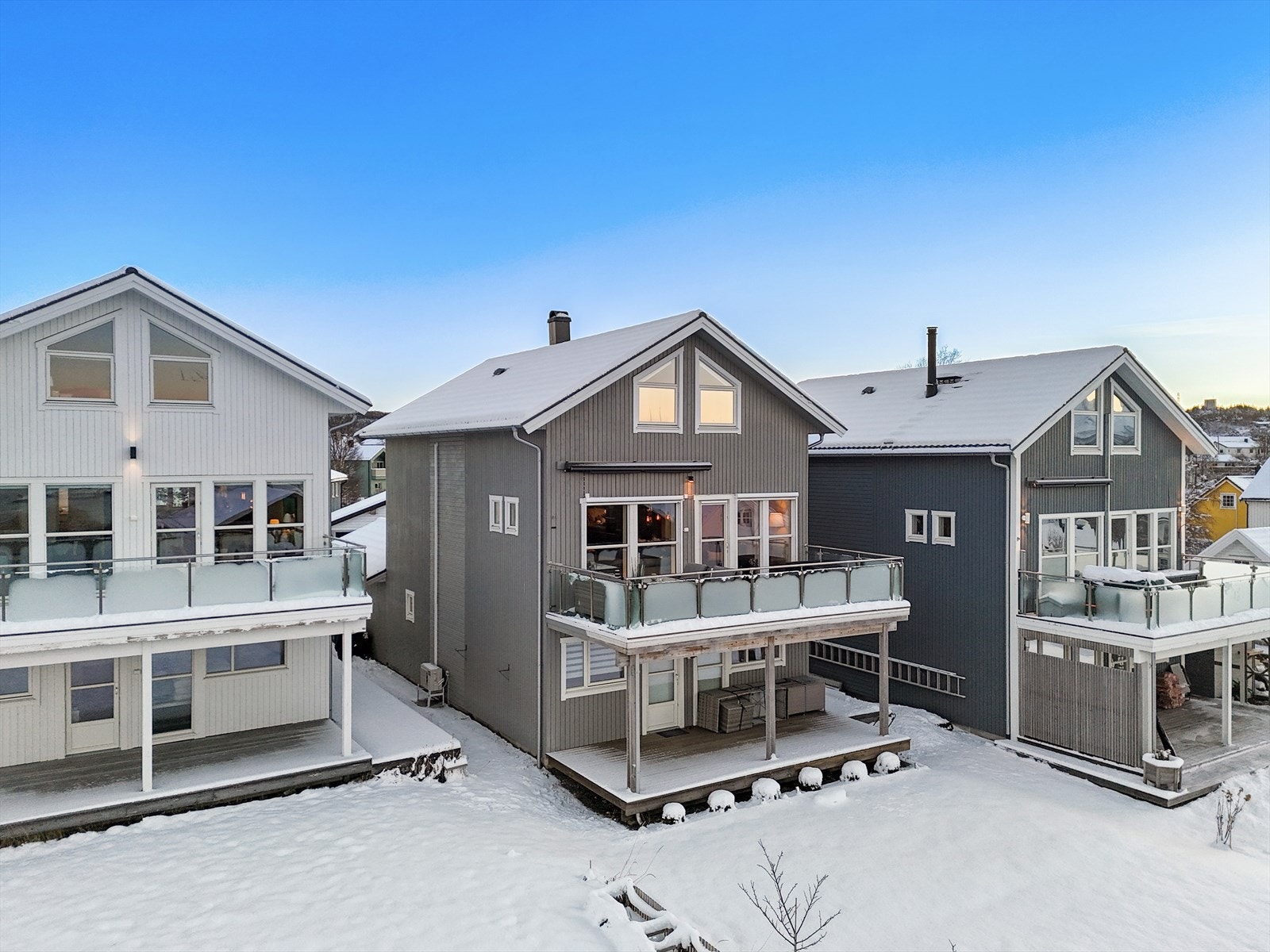 Moderne og innbydende enebolig fra 2017. Galleribilde