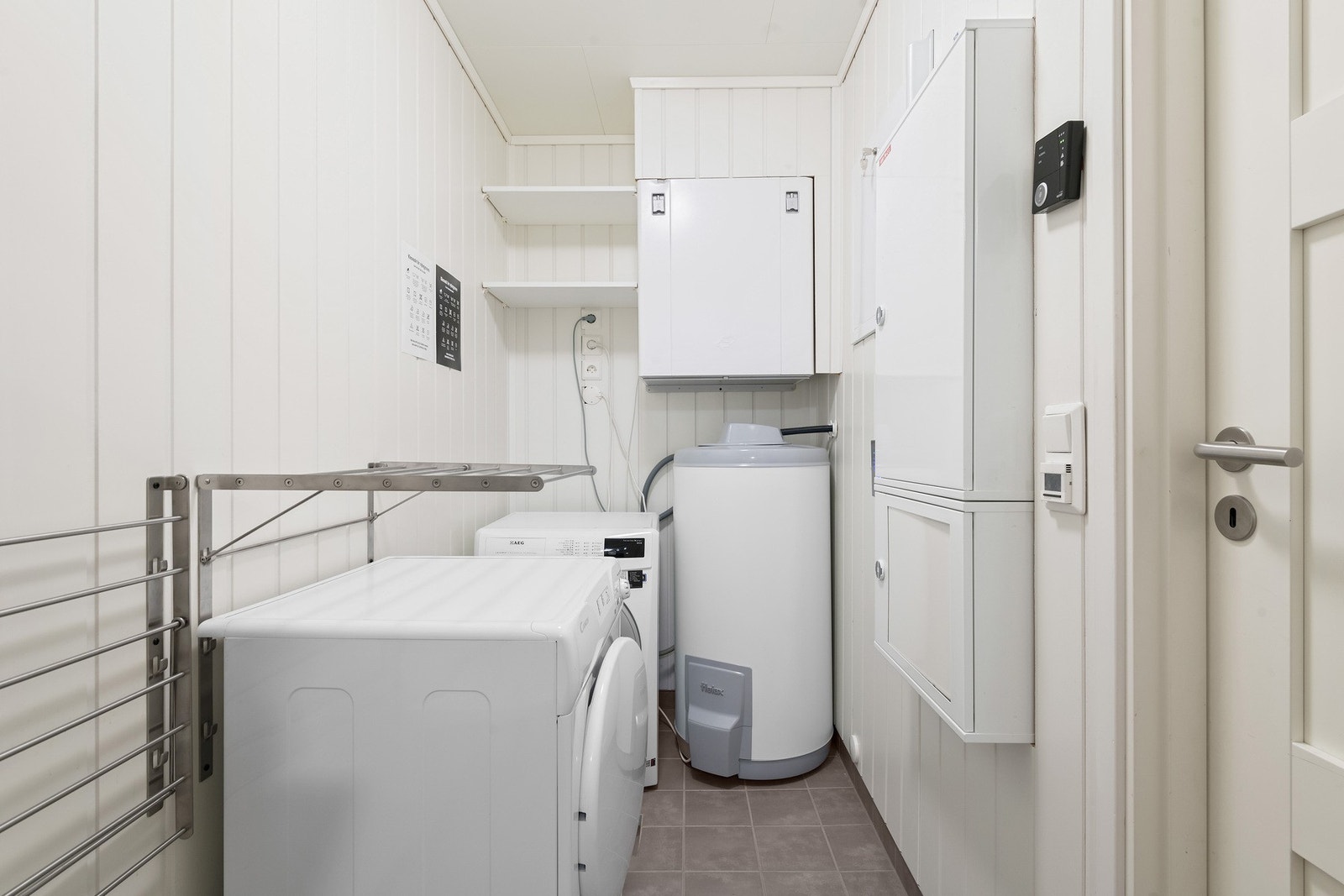 Praktisk separat vaskerom. Galleribilde