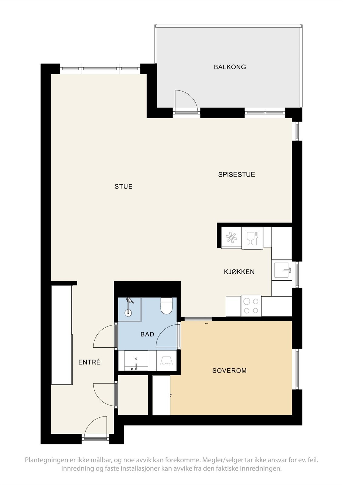 Plantegning Galleribilde