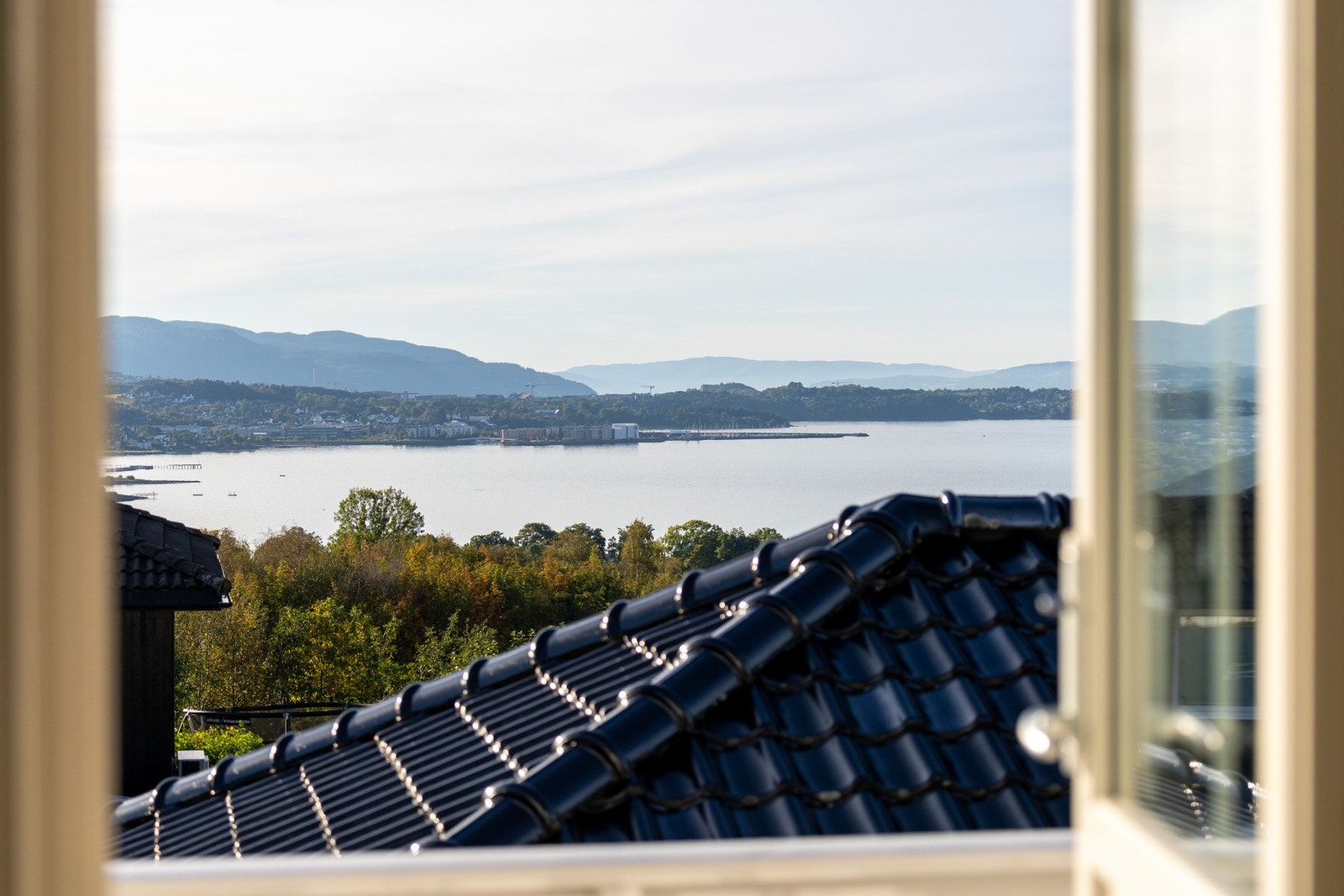 Utsikt fra balkong. Galleribilde