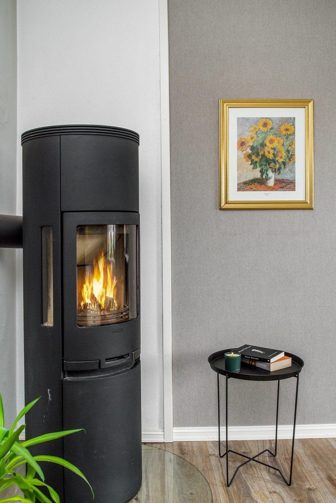 Koselig med peis Galleribilde