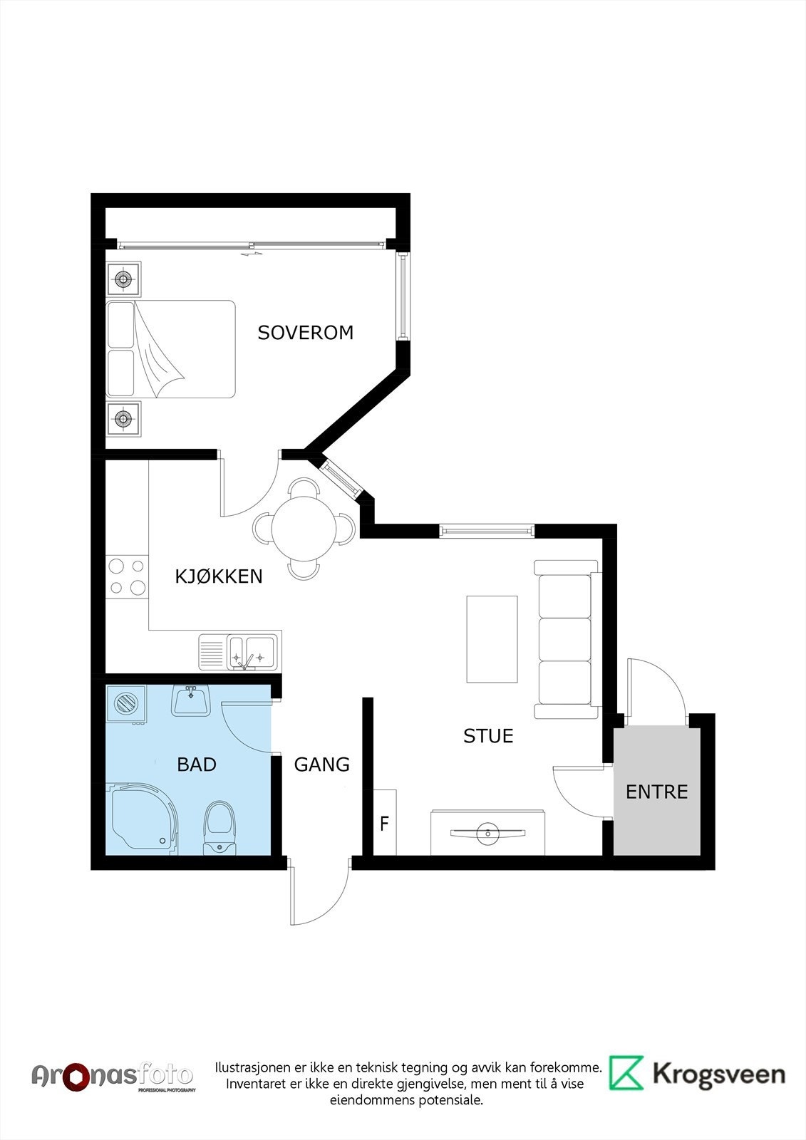 Plantegning Galleribilde