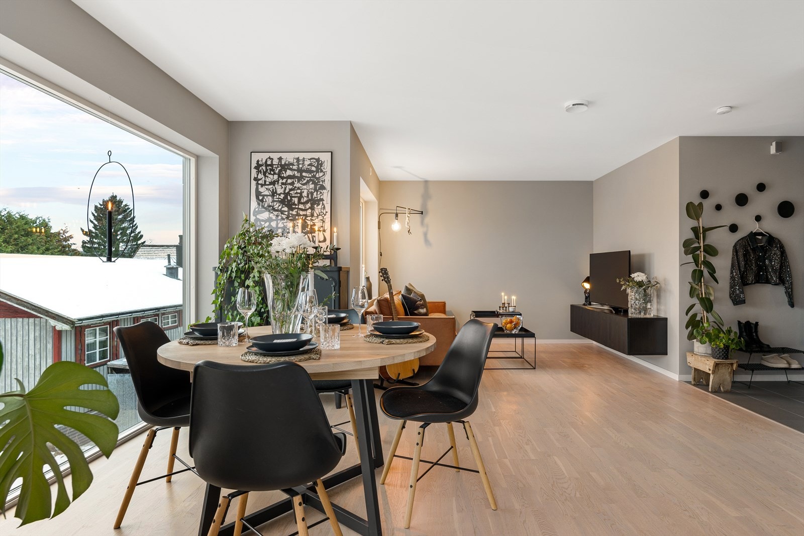 Det er vannbåren varme for oppvarming i alle rom, bortsett fra soverommet. Galleribilde