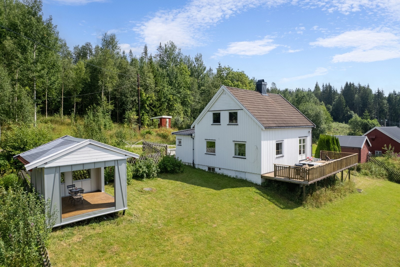 Her kan du virkelig nyte landlig ro og flotte naturopplevelser like utenfor døren. Galleribilde