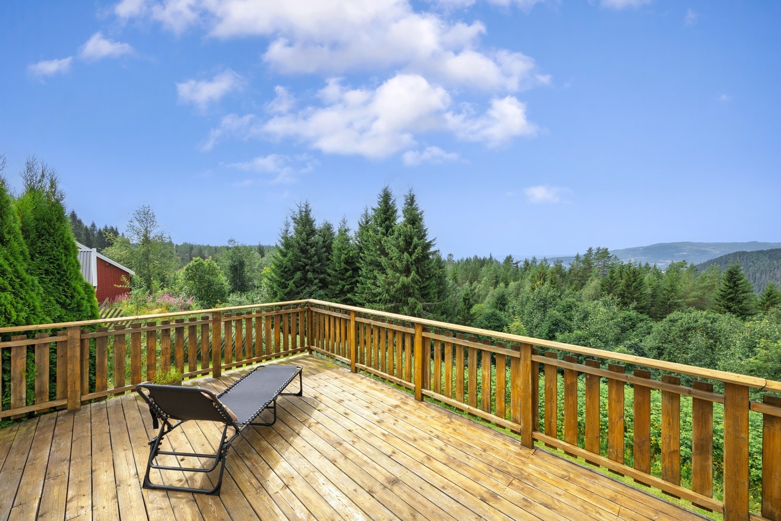 Nydelig utsyn over naturskjønne omgivelser. Galleribilde