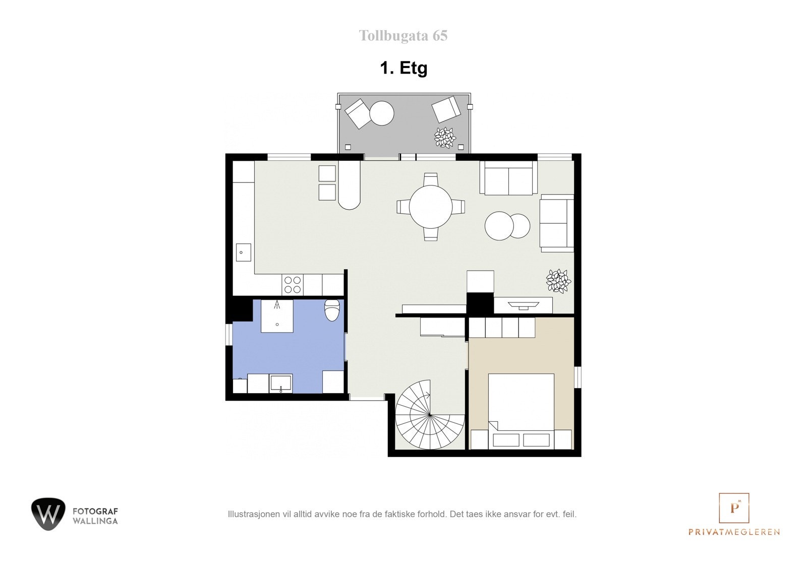 Plantegning første etasje. Galleribilde