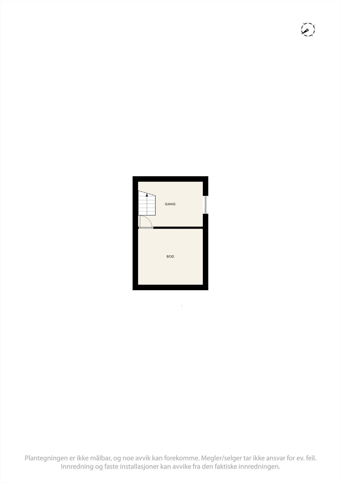 Plantegning kjeller. Galleribilde