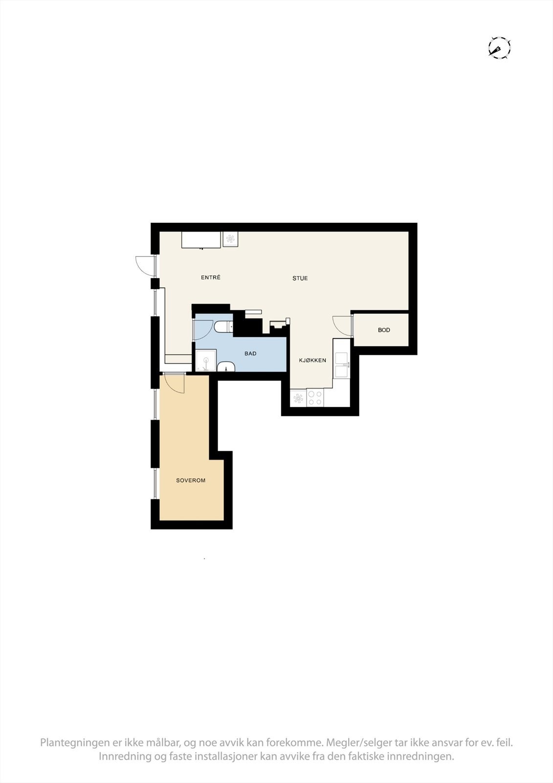 Plantegning kjeller. Galleribilde