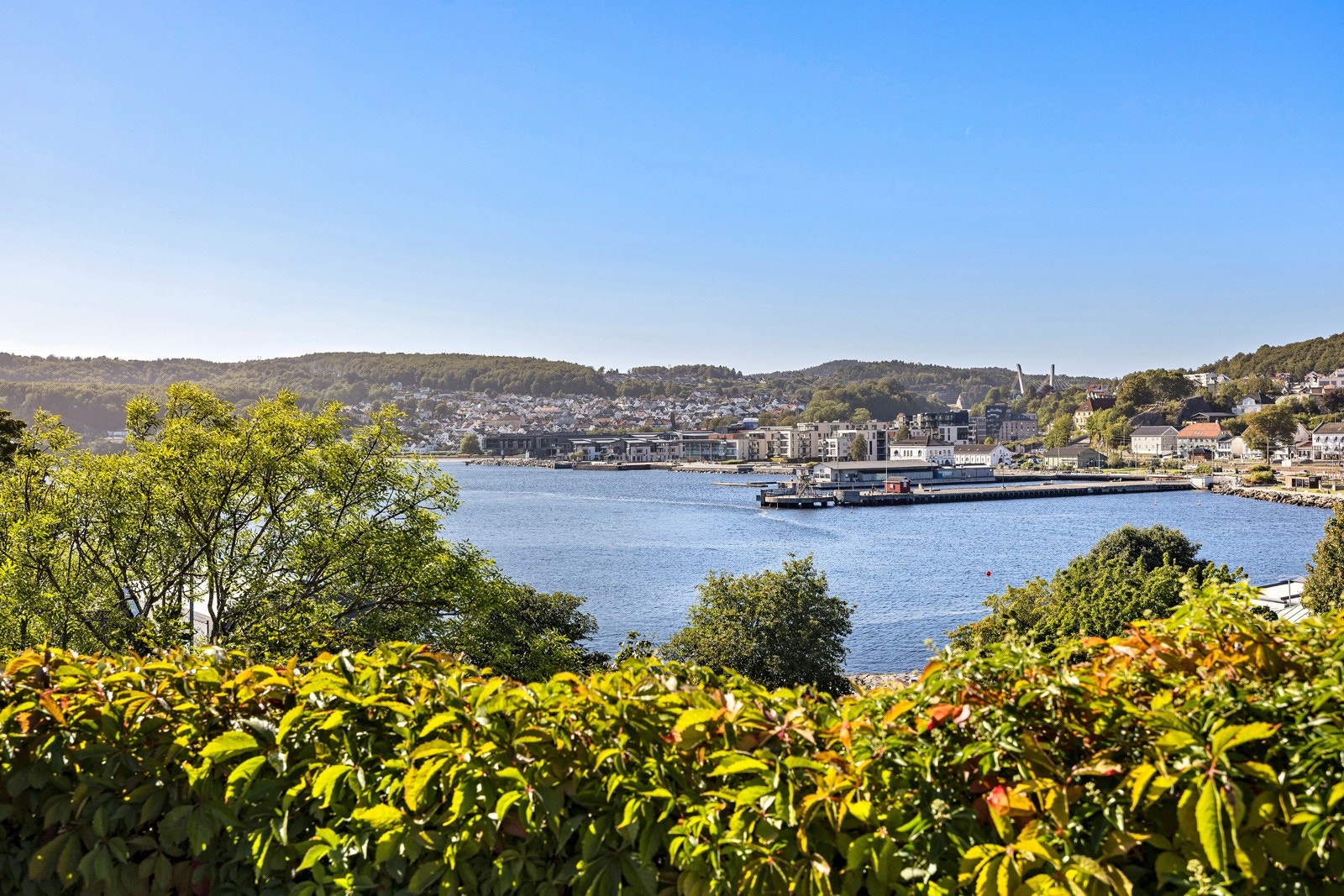 Utsikten fra uteplassen Galleribilde