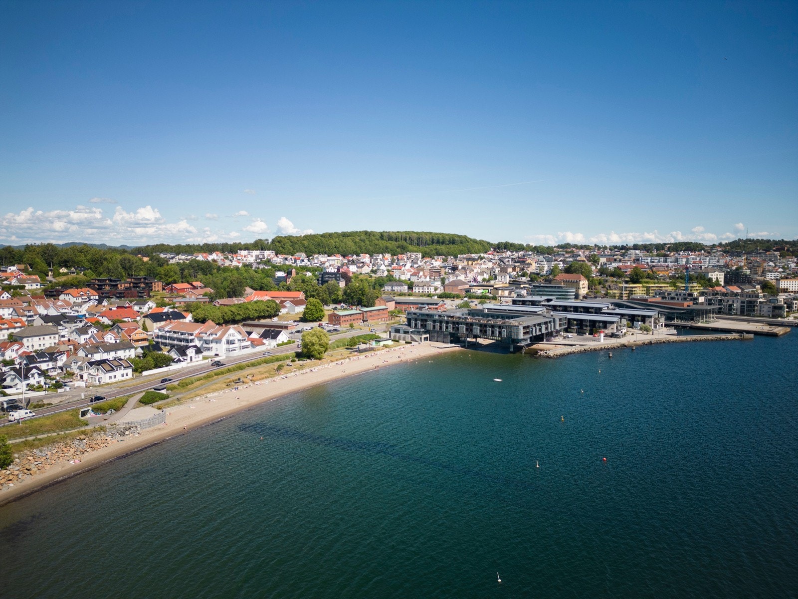 Batteristranda og Farris bad Galleribilde