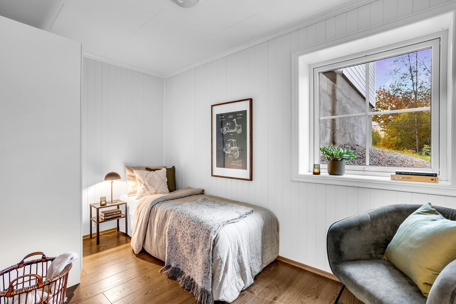 Det tredje soverommet egner seg godt som barnerom, gjesterom eller kontor. Galleribilde