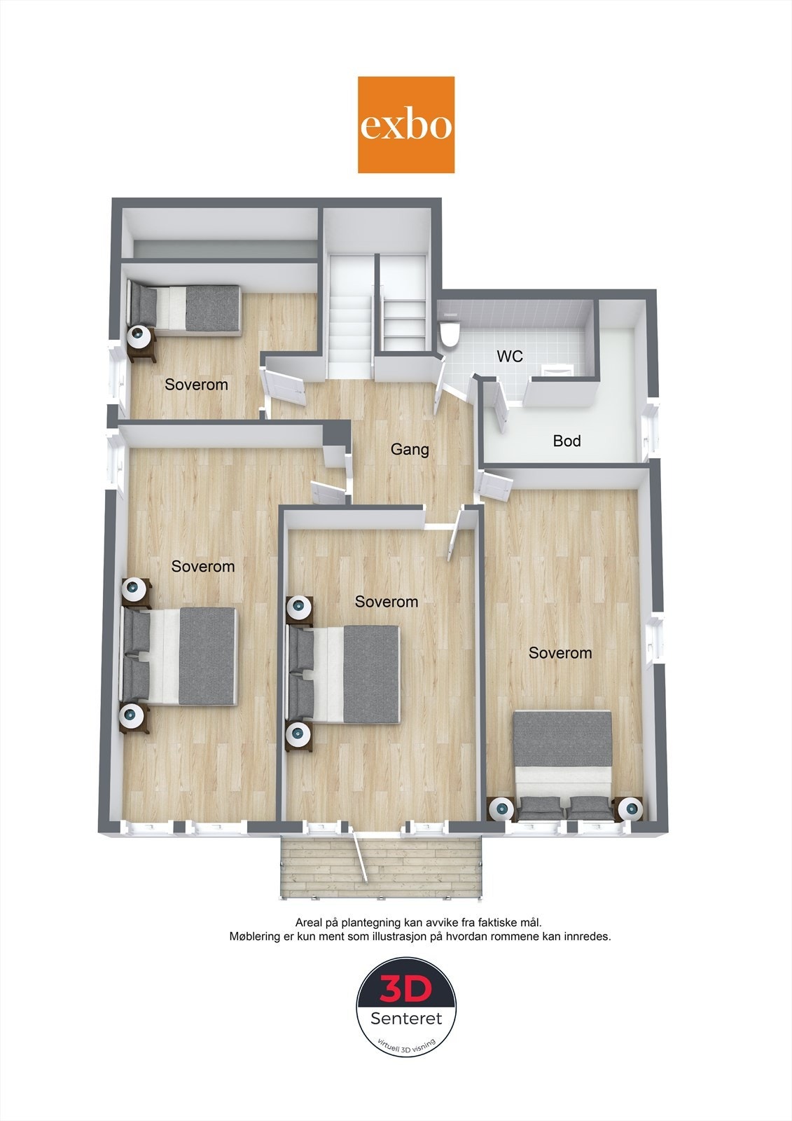 Plantegning 2 etasje Galleribilde