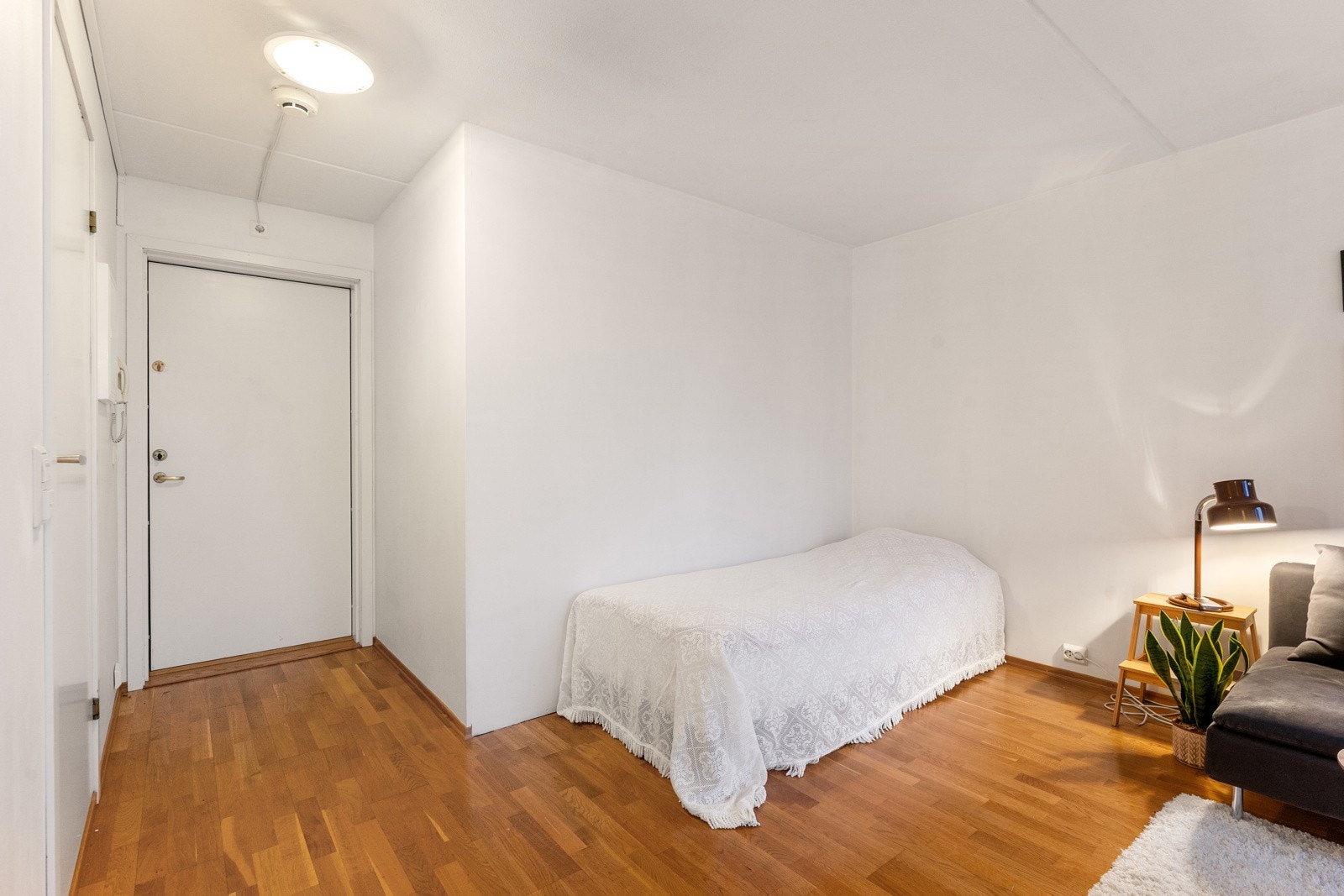 Mulighet for alkove ved sengeløsningen, som enkelt settes opp med en lettvegg Galleribilde