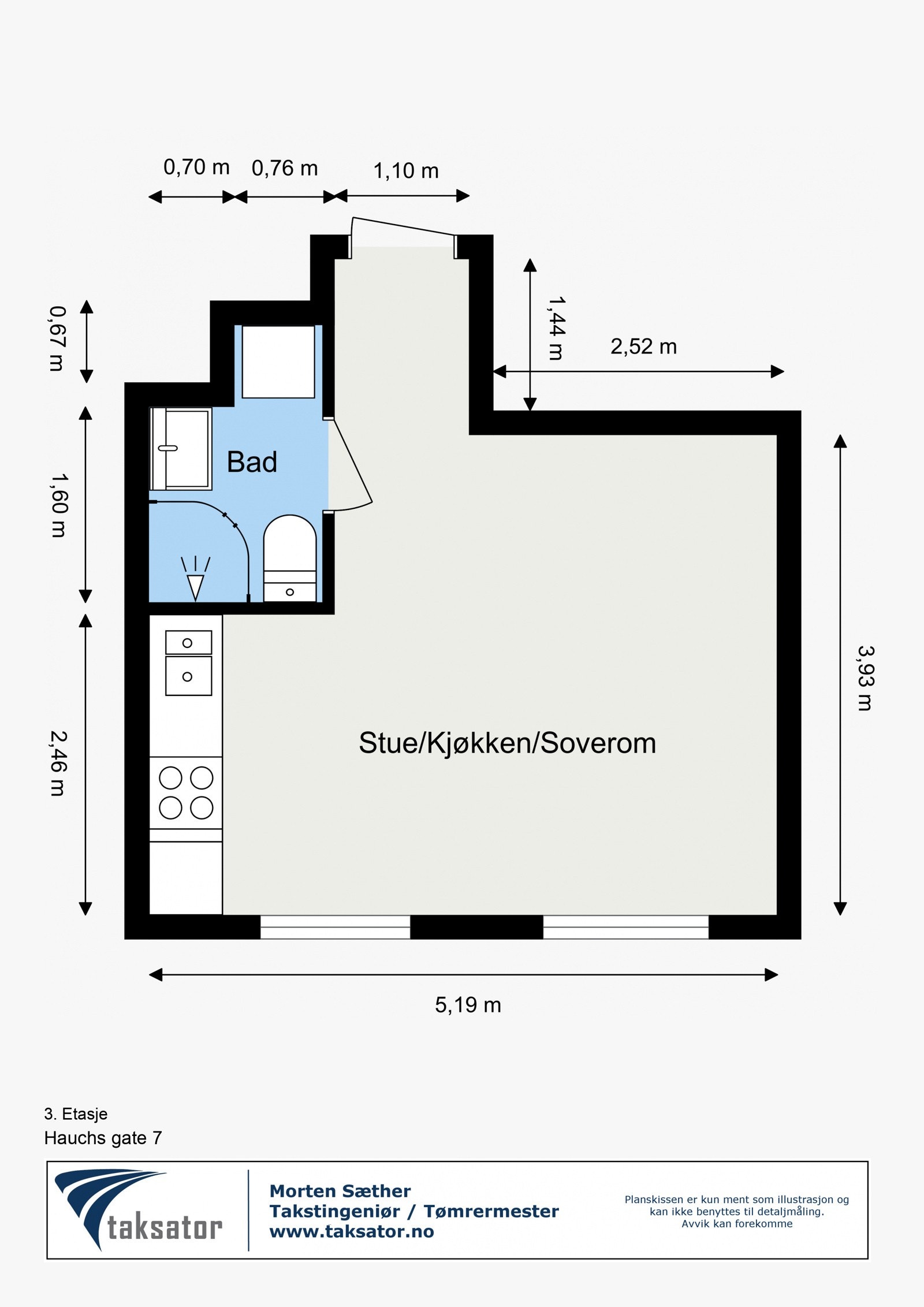 Planløsning - 3.Etasje Galleribilde