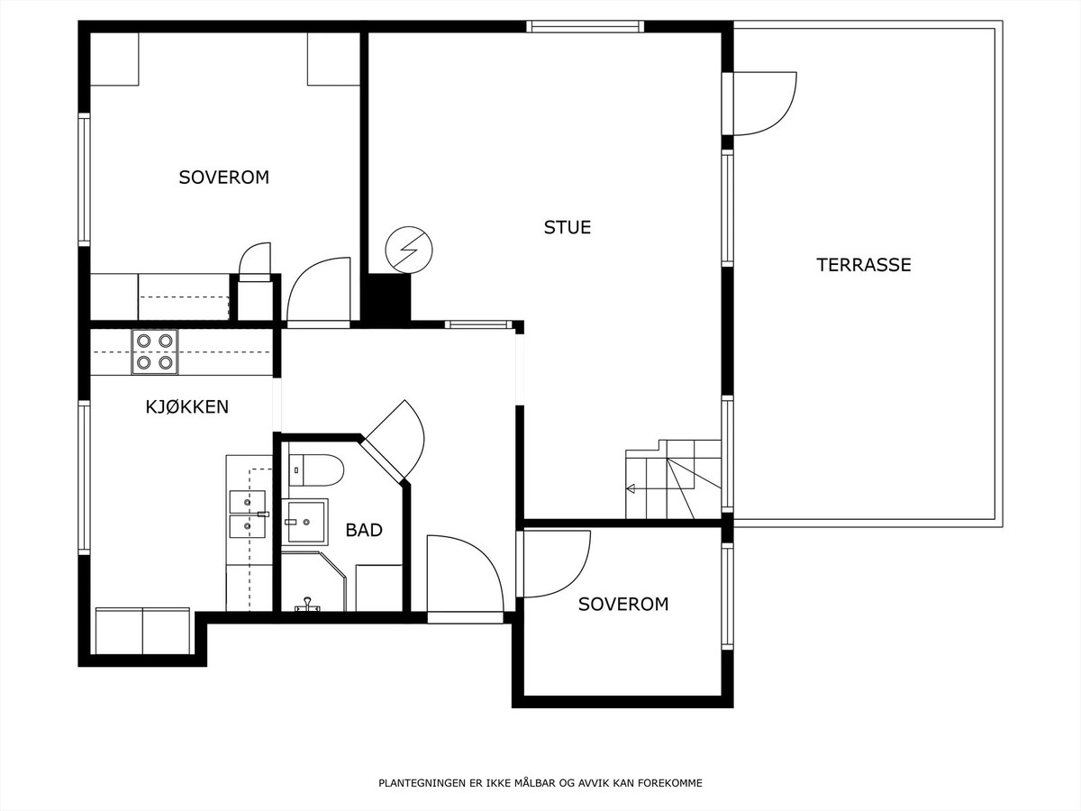 Plantegning 2.etg. Galleribilde