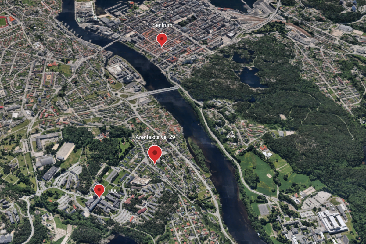 Alt er innen gangavstand. Galleribilde