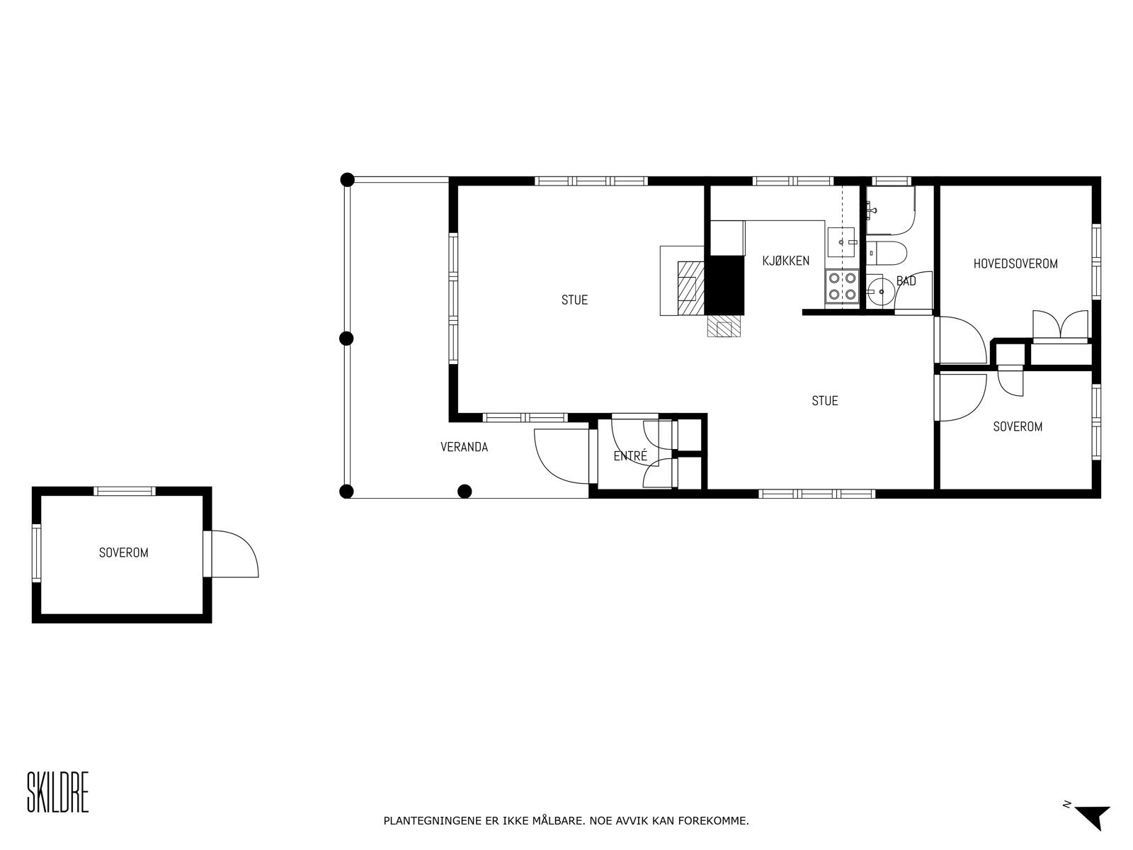 Plantegning Galleribilde