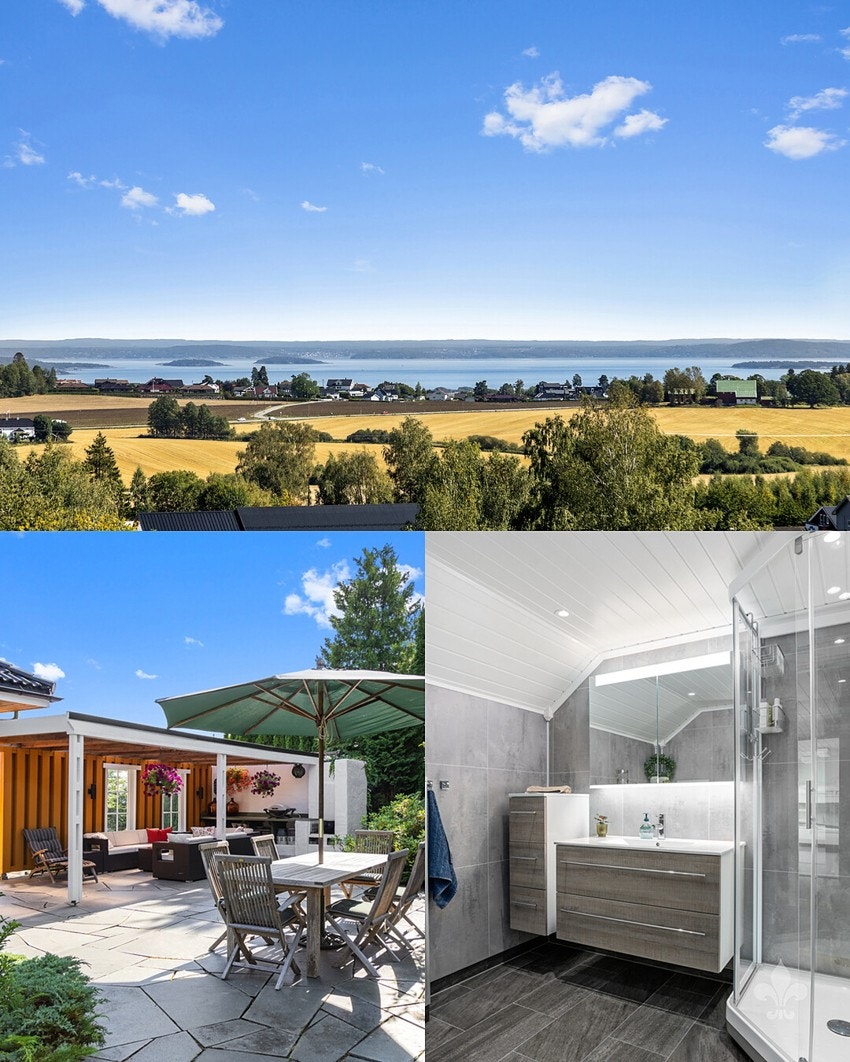 Velkommen til en flott eiendom beliggende i et tilbaketrukket og rolig område på Gullhaug i Holmestrand. Galleribilde