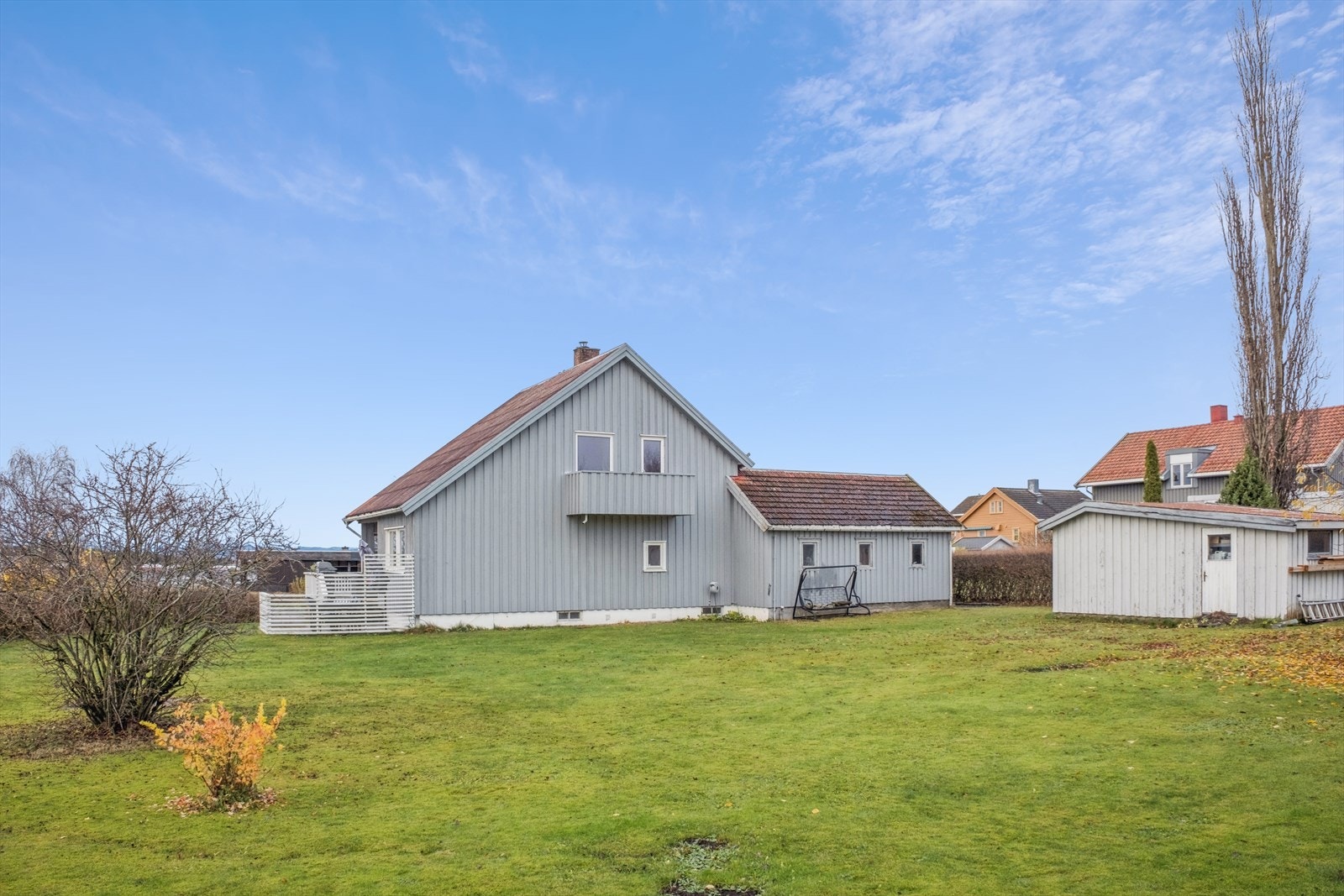 Tomta er på 1.285 kvm. Galleribilde